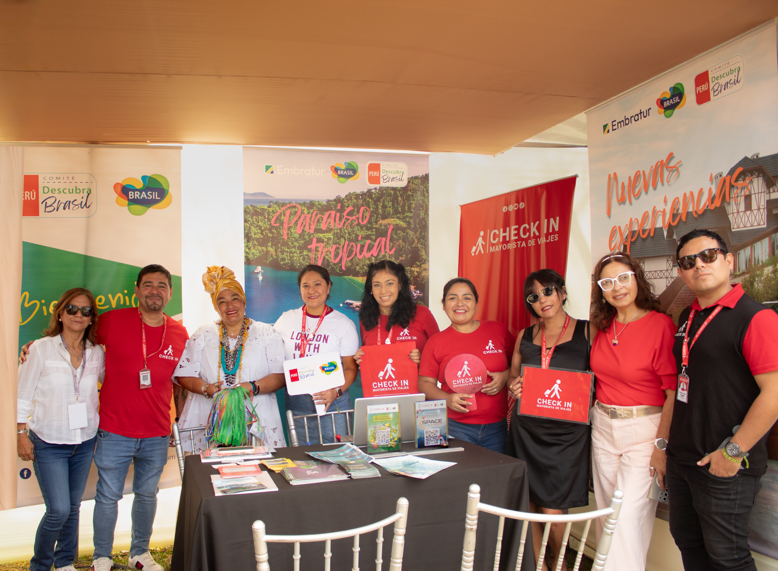 CHECK IN Mayorista participó en la feria APAVIT junto a Embratur y Descubra Brasil